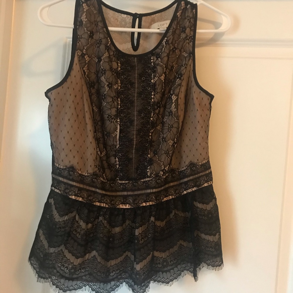 LOFT peplum blouse